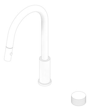 3D Documentation Image of MixerSet Sink Nero Opal Progressive PullOut