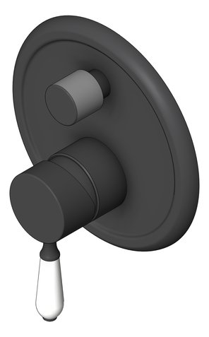 3D Shaded Image of MixerTap Divertor Nero York