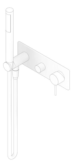 3D Documentation Image of TapSet Shower Nero Mecca Divertor