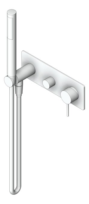 3D Shaded Image of TapSet Shower Nero Mecca Divertor