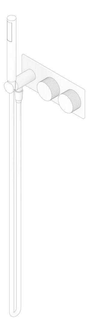 3D Documentation Image of TapSet Shower Nero Opal Progressive