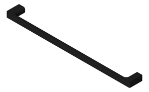 3D Shaded Image of TowelRail Single Phoenix Gloss 600mm