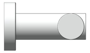 Left Image of ToiletRollHolder SurfaceMount Nero Mecca Double