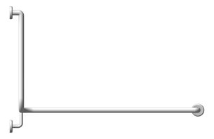 Left Image of GrabRail 90Deg Enware Wellbeing Corner RH