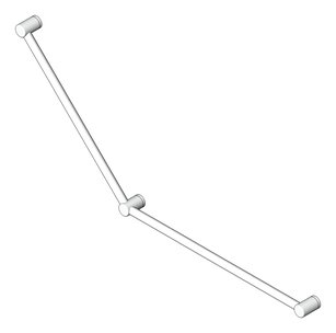 3D Shaded Image of GrabRail 45Deg Nero MeccaCare DDA