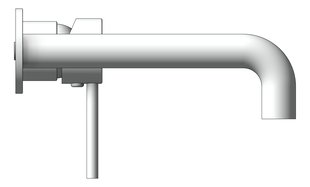 Left Image of MixerSet Wall Nero Dolce Basin Bath SeparatePlates