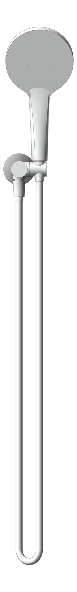 Front Image of Shower Hand Nero Mecca AirShowerII Bracket