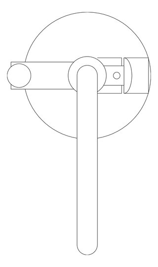 Plan Image of Mixer Freestanding Nero Mecca Dolce Bath Handshower
