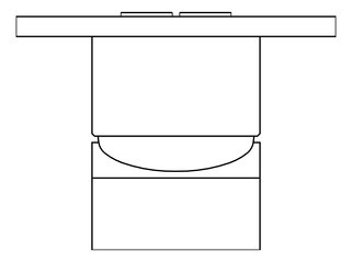 Plan Image of MixerTap Shower Nero Celia Collar