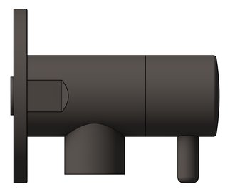 Left Image of Tap Wall Nero CisternStop Mini
