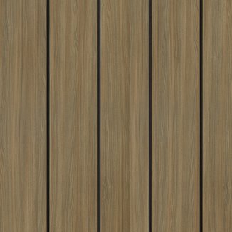  Image of Panel Decorative Laminex Architectural VGroove100 BlackShadowline DanishWalnut