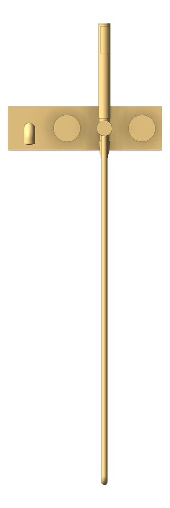 Front Image of MixerSet Shower Nero Opal Progressive