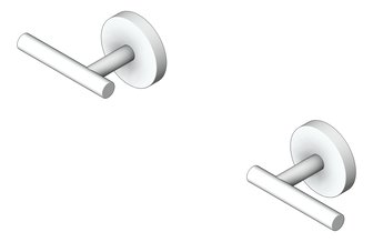 3D Shaded Image of Tap Wall Nero Mecca