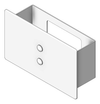 3D Shaded Image of MixerTap Wall Enware OnOffDemand Sensor