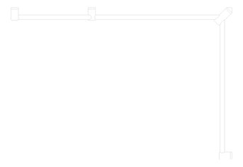 Plan Image of GrabRail 45Deg Nero MeccaCare DDA Continuous