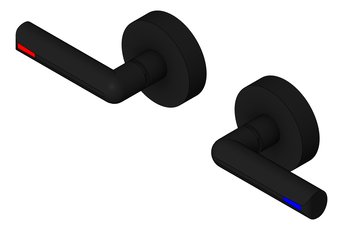 3D Shaded Image of Tap Wall Phoenix VividSlimlinePlus Lever