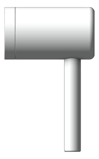 Left Image of GrabRail SurfaceMount Nero MeccaCare TowelHolder