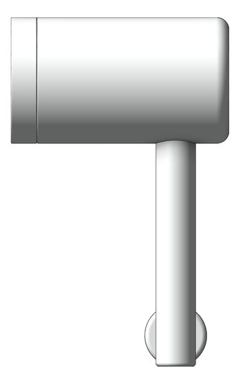 Left Image of GrabRail SurfaceMount Nero MeccaCare ToiletRollHolder