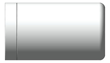 Left Image of GrabRail SurfaceMount Nero MeccaCare 32mm