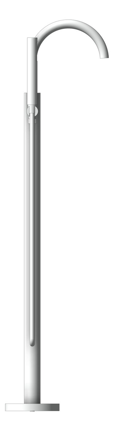 Left Image of Mixer Freestanding Nero Mecca Dolce Bath Handshower