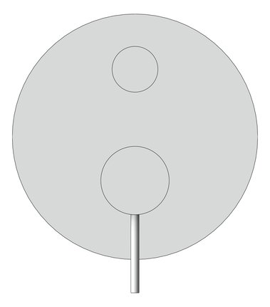 Front Image of MixerTap Diverter Nero Mecca