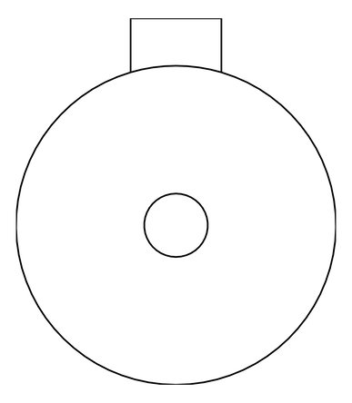 Plan Image of ToiletBrushHolder SurfaceMount Nero Mecca