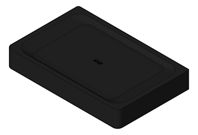 3D Shaded Image of SoapDish Wall Phoenix Gloss