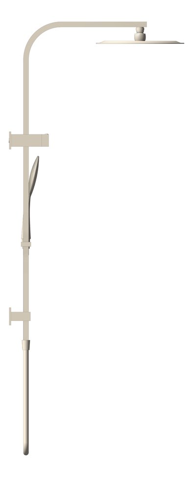 Left Image of Shower Twin Nero Bianca Slim