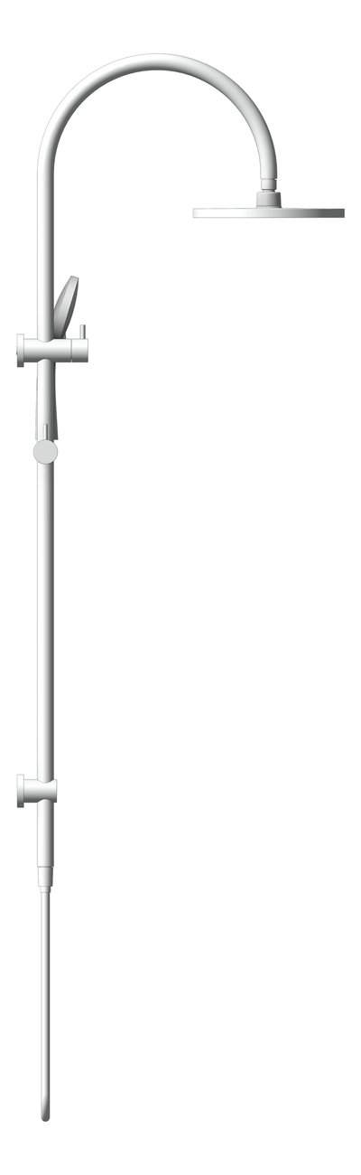 Left Image of Shower Twin Nero Mecca AirShower