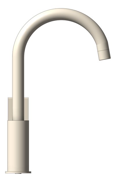 Left Image of Mixer Kitchen Nero Bianca Gooseneck