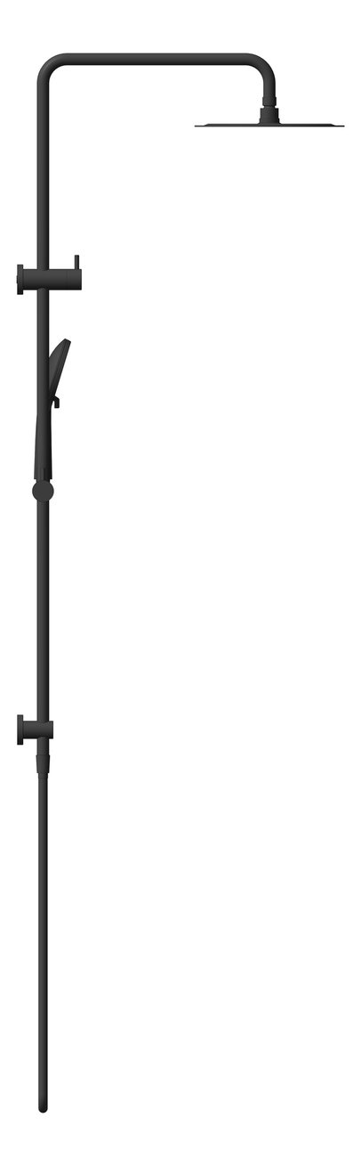 Left Image of Shower Twin Nero Project Round