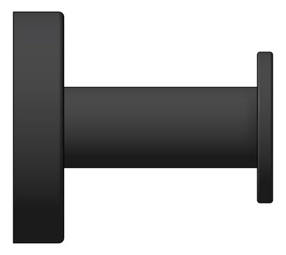 Left Image of RobeHook SurfaceMount Nero Classic