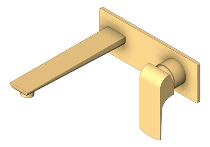 3D Shaded Image of Mixer Basin Nero Elgin Wall