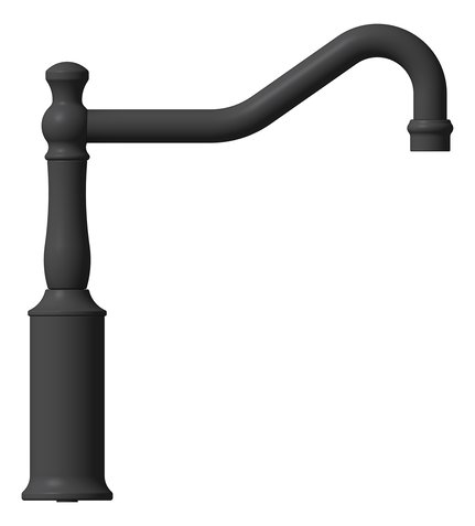 Left Image of Mixer Kitchen Nero York HookSpout