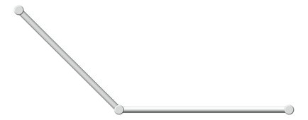 Front Image of GrabRail 45Deg Nero MeccaCare DDA