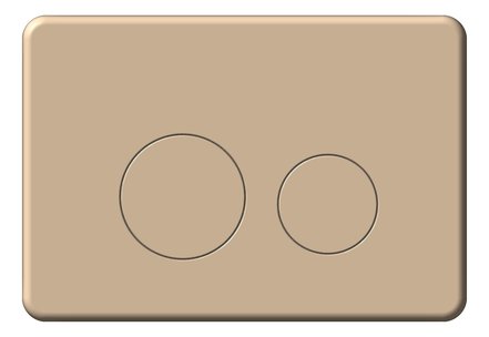 Front Image of PushPlate Inwall Nero