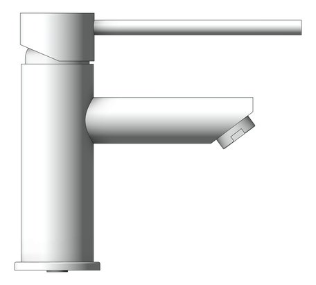 Left Image of Mixer Basin Nero DolceCare