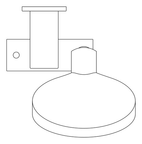 Plan Image of Shower Rail Nero 3Function