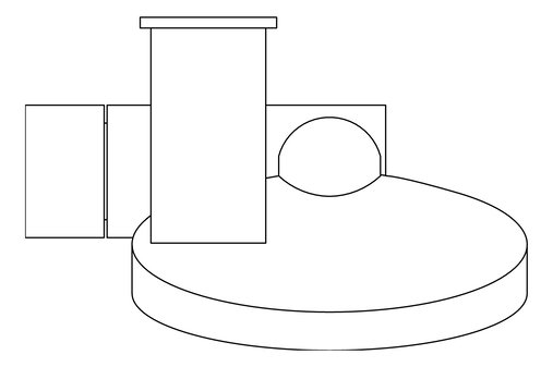 Plan Image of Shower Rail Nero Opal AirShower