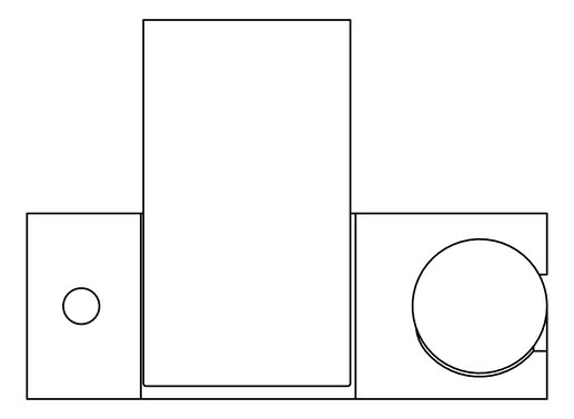 Plan Image of Shower Rail Nero Zen OutdoorHose