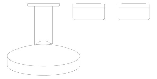 Plan Image of TapSet Shower Nero Serenity Progressive Hand RoundHead