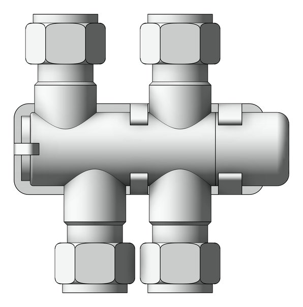 Front Image of MixerTap Wall Enware Aquablend TMV Mini