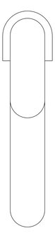 Plan Image of Mixer Basin Nero Ecco Tall