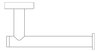 Plan Image of ToiletRollHolder Surface Abey Poco