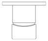 Plan Image of MixerTap Wall Abey Lucia Complete