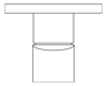 Plan Image of MixerTap Wall Abey ParkAvenue CompleteShowerBath