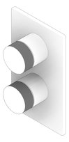3D Documentation Image of MixerTap Wall Abey PocoP BathShower Rectangular