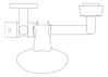 Plan Image of Shower Wall Abey Rail 3FunctionShowerHead