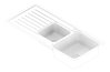 3D Documentation Image of Sink Kitchen Abey Builders OneAndThreeQuarterBowl RHS Inset
