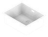 3D Documentation Image of Sink Kitchen Abey Builders SingleBowl Overflow Large